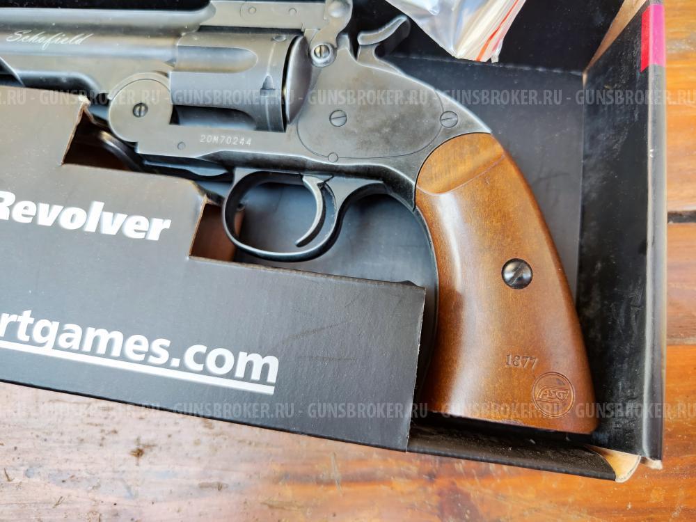 Пневматический револьвер schofield ASG шофилд