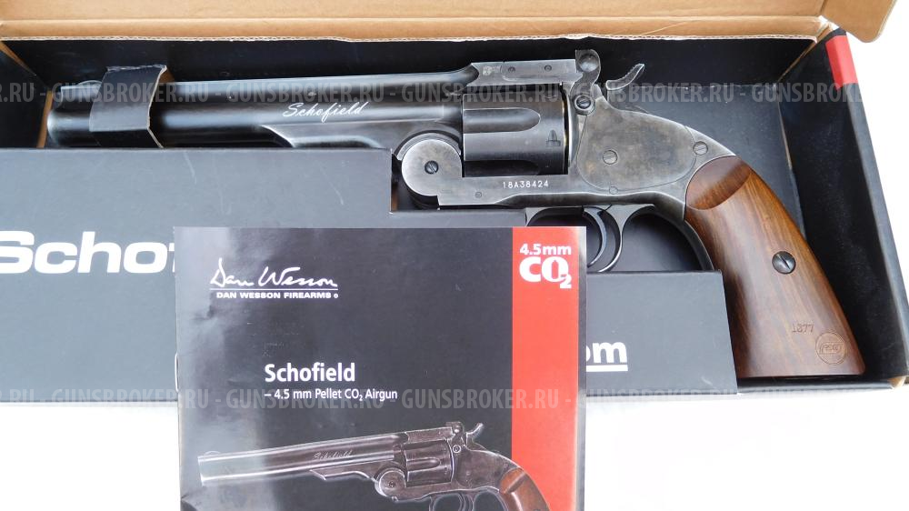 Пневматический револьвер Скофильд 6 пулевой