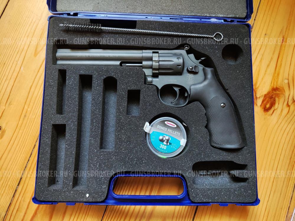 Пневматический револьвер Umarex Smith and Wesson 586 (S&W)