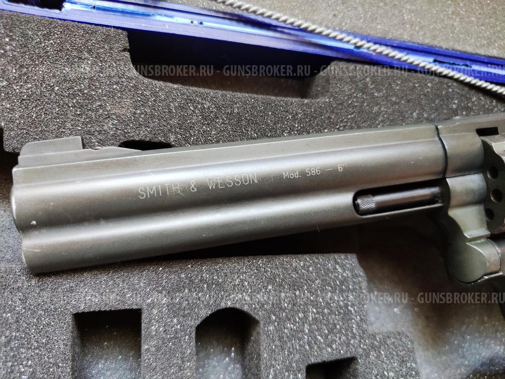 Пневматический револьвер Umarex Smith and Wesson 586 (S&W)