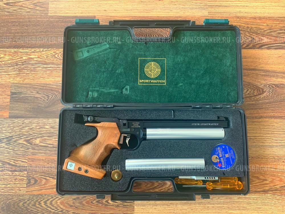 Пневматический спортивный пистолет Steyr LP50 Black PCP (биатлонный, 4.5 мм)