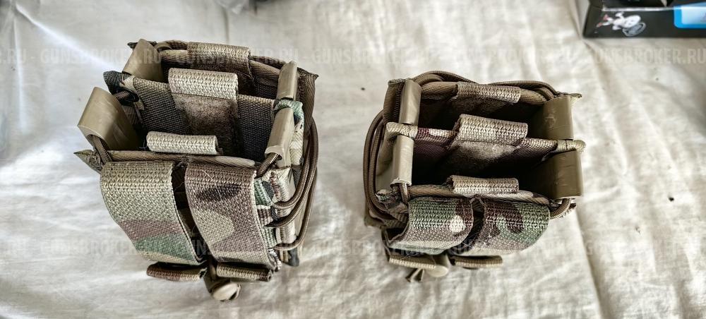 Подсумки для магазинов тактические для АК и AR + под рацию, ремень тактический