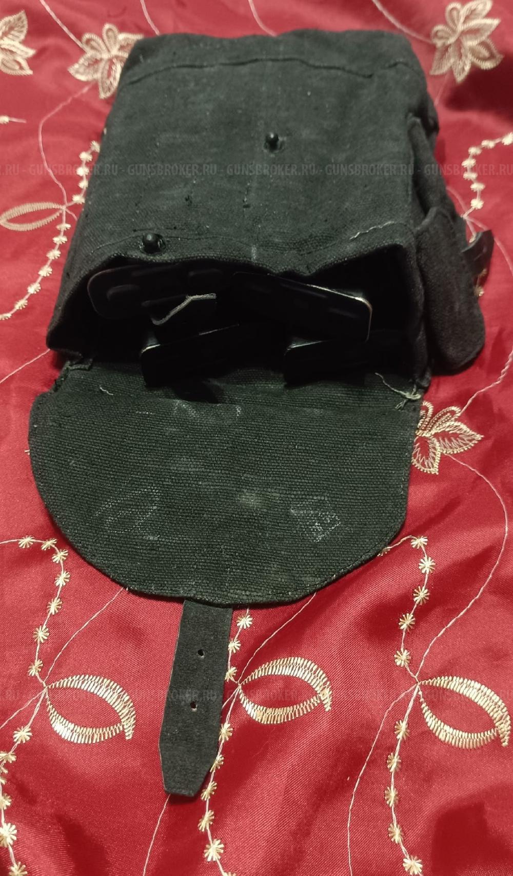 Подсумки брезентовые, оригинал СССР