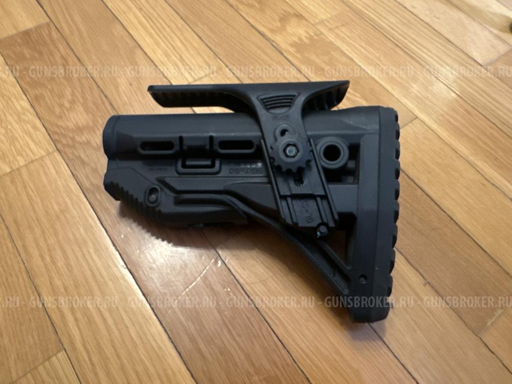 Полимерный приклад Fab Defense GL-SHOCK с амортизатором отдачи