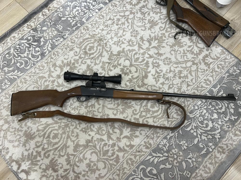 Полуавтомат Anshuts-525 в калибре 22LR. Два магазина, оптика ВОМЗ, чехол.