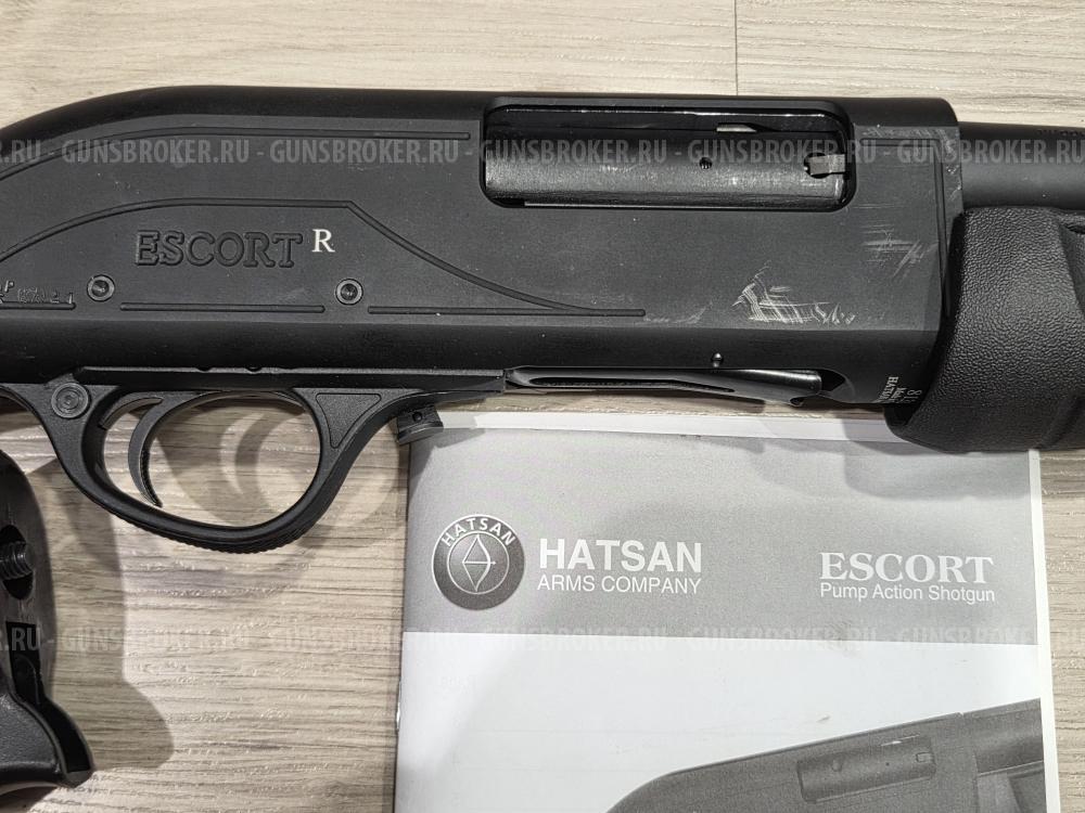 Помповое ружьё Hatsan ESCORT AimGuard, калибр 12x76, ствол 510мм, пластик