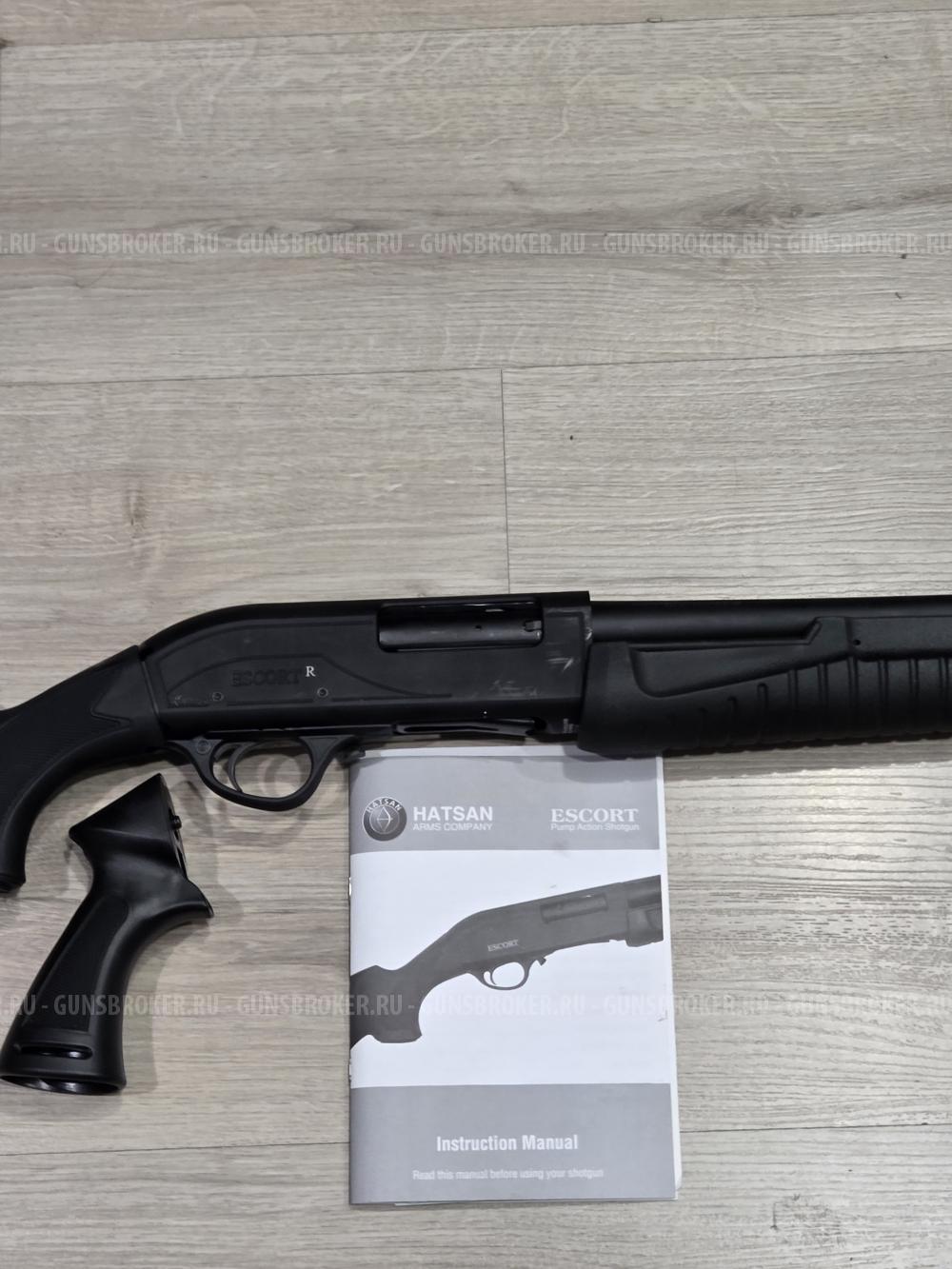 Помповое ружьё Hatsan ESCORT AimGuard, калибр 12x76, ствол 510мм, пластик