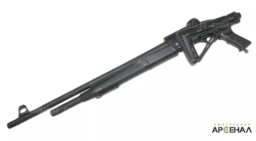 Помповое ружьё KRAL Tactical X 12/76 плс 3 д/н L=610 телескопический приклад