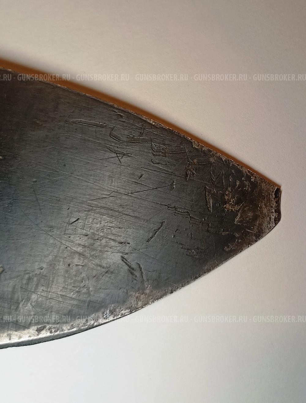 Поврежденный Кукри Cold Steel (35 LTC) из стали Carbon V