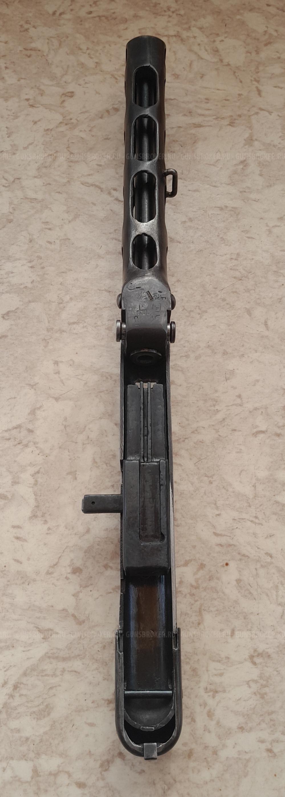 ППШ-41.  Ранний Кожух с Секторным Прицелом. Стволик и Затвор СХП 10х31 мм.  Оригинал.  