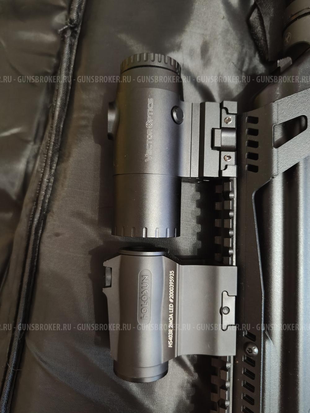 Прицел holosun и магнифер vektor optics