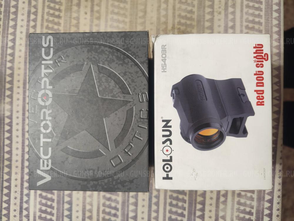 Прицел holosun 403b и Магнифер Vector Optics Paragon 5x30