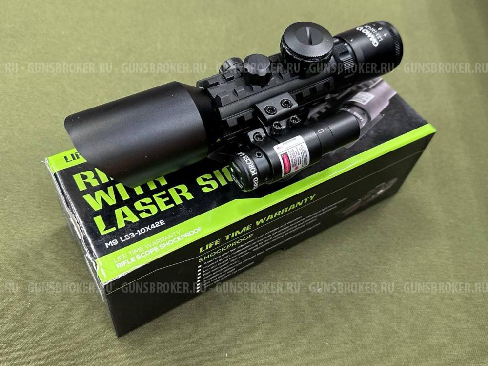 Прицел 10х42 с лазером