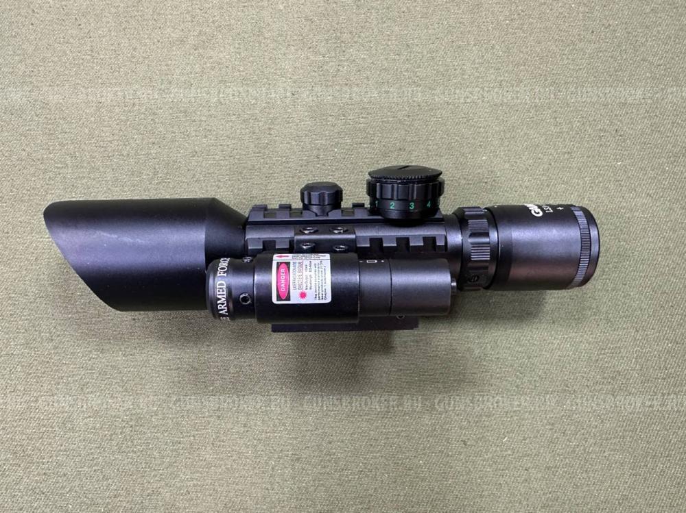 Прицел 10х42 с лазером