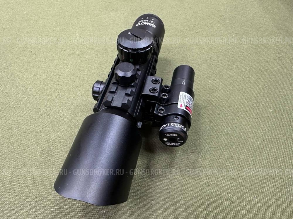 Прицел 10х42 с лазером