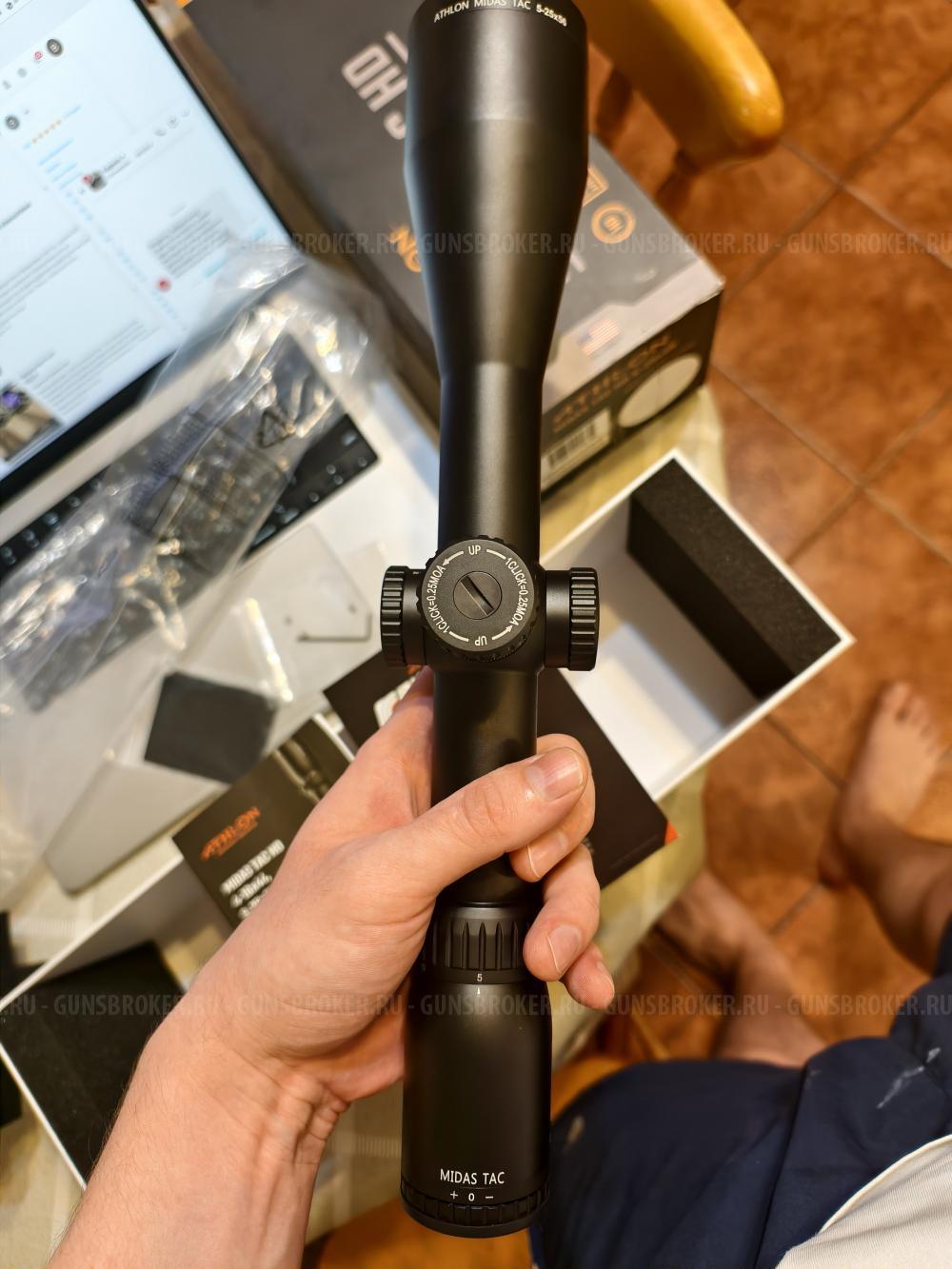 Новый прицел athlon midas 5-25x56ffp + быстросъемные кольца