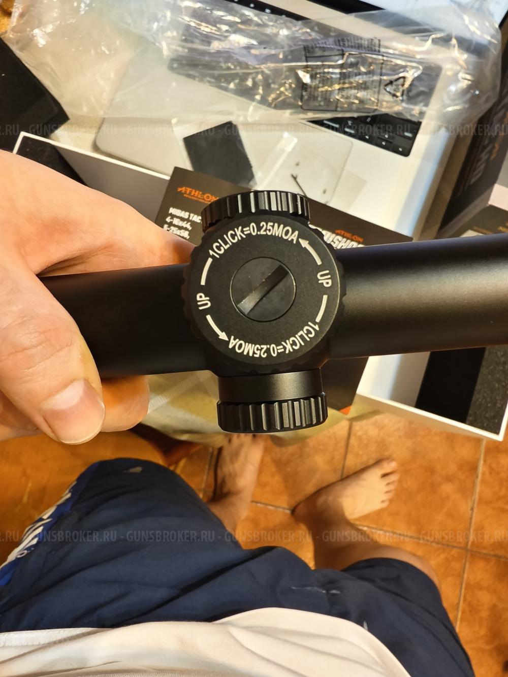 Новый прицел athlon midas 5-25x56ffp + быстросъемные кольца