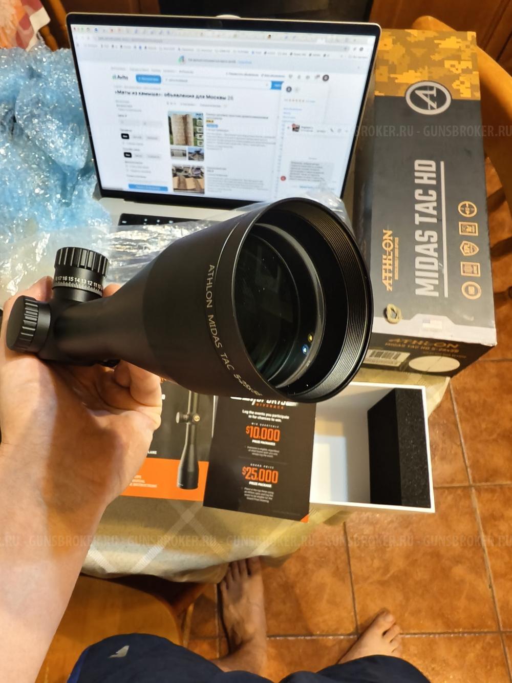 Новый прицел athlon midas 5-25x56ffp + быстросъемные кольца