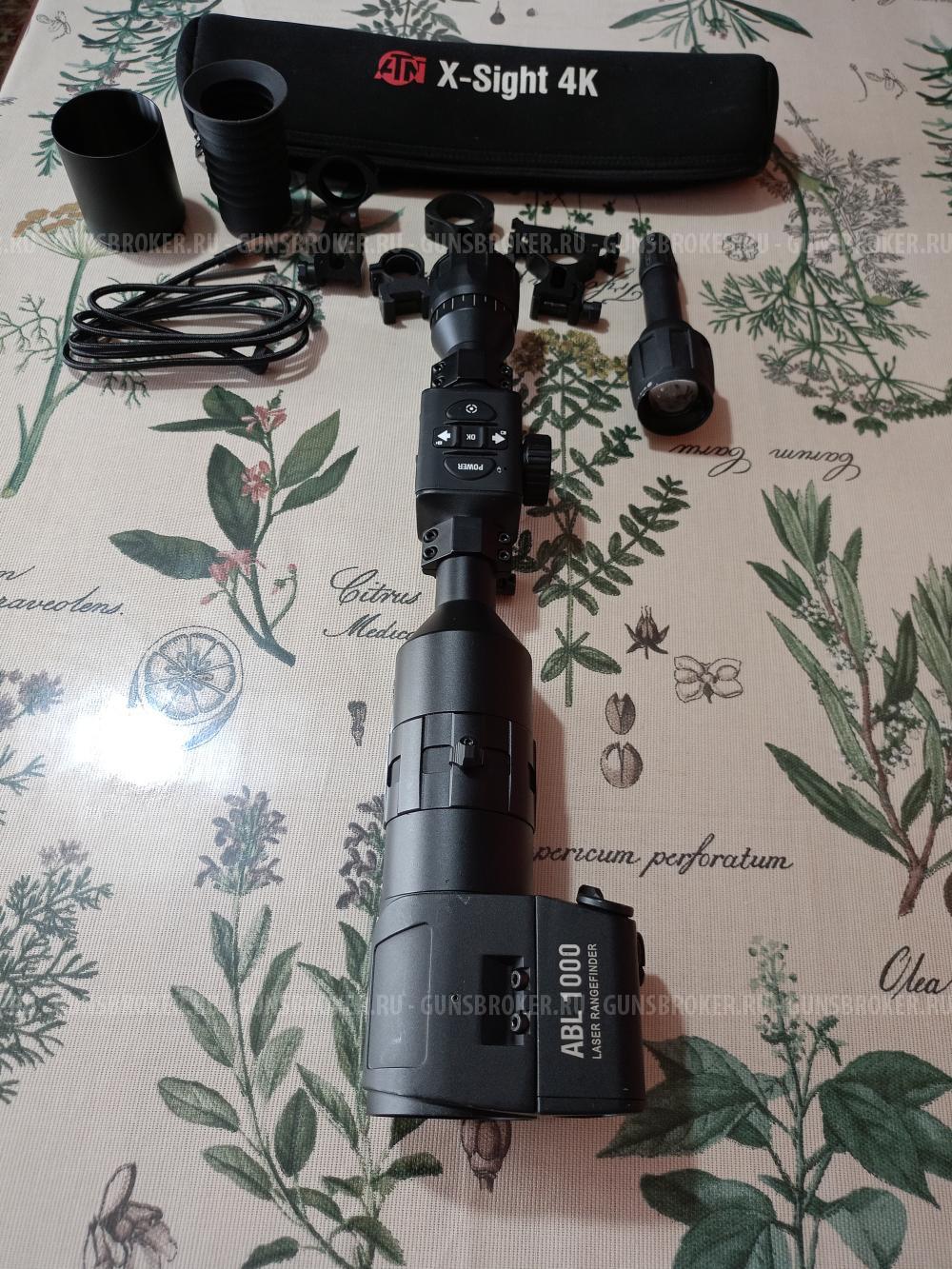 Прицел ATN X-Sight 4K 5-20 дальномер ABL1000