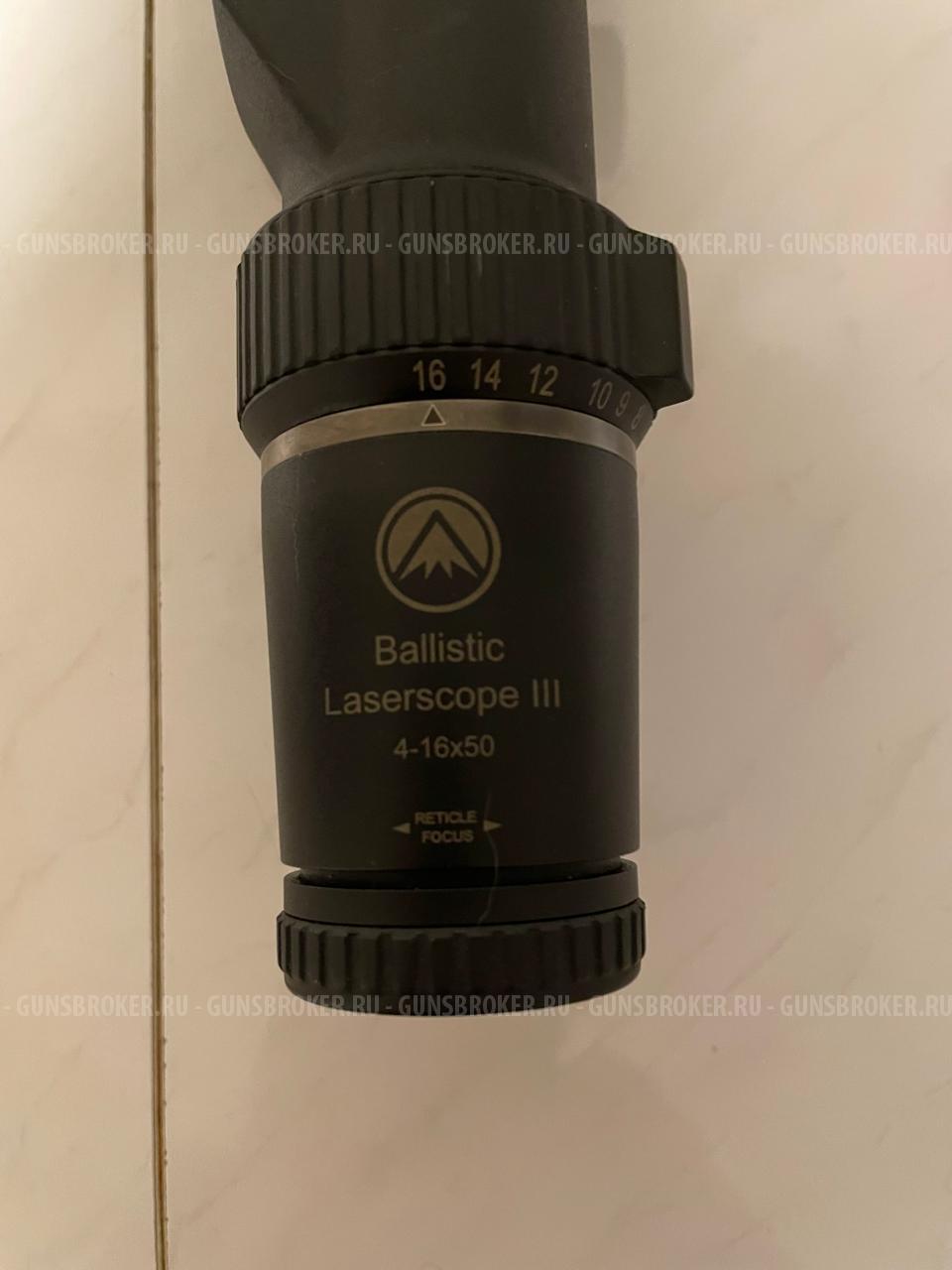 ПРИЦЕЛ BURRIS ELIMINATOR III 4-16X50 BALLISTIC LASERSCOPE С ДАЛЬНОМЕРОМ /КОД 2574409