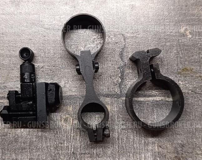 Прицел диоптрический открытый без увеличения для карабина.