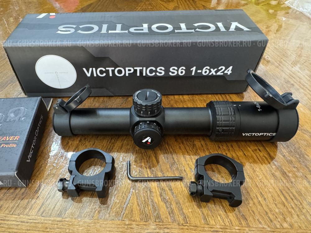 Прицел для загоной охоты VICTOPTICS S6 1-6x24