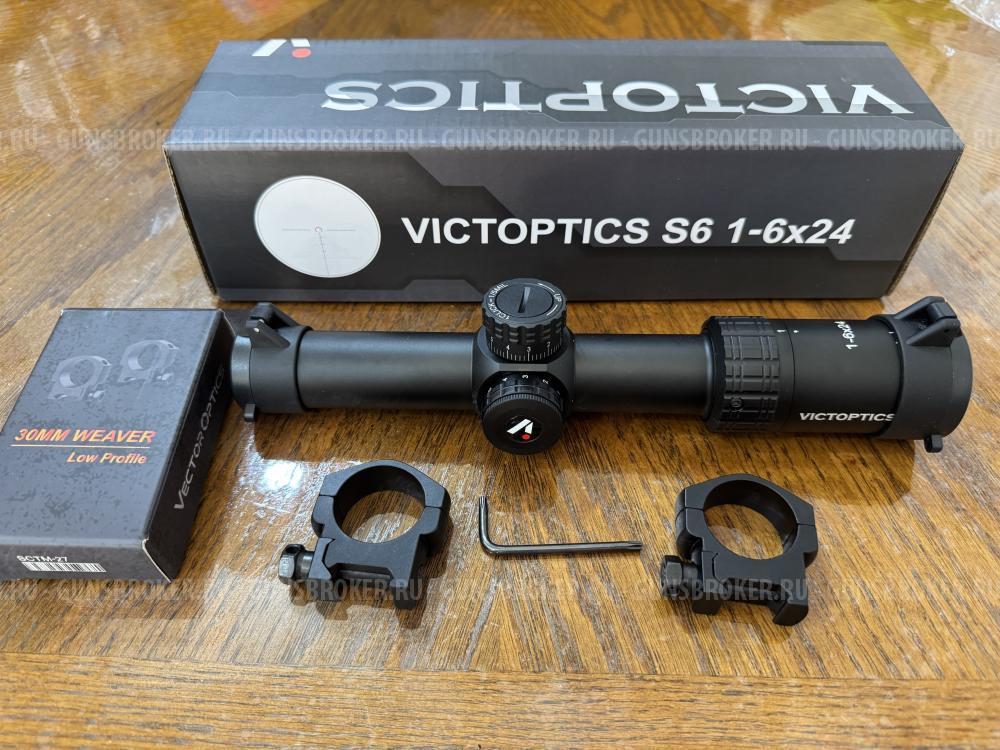 Прицел для загоной охоты VICTOPTICS S6 1-6x24