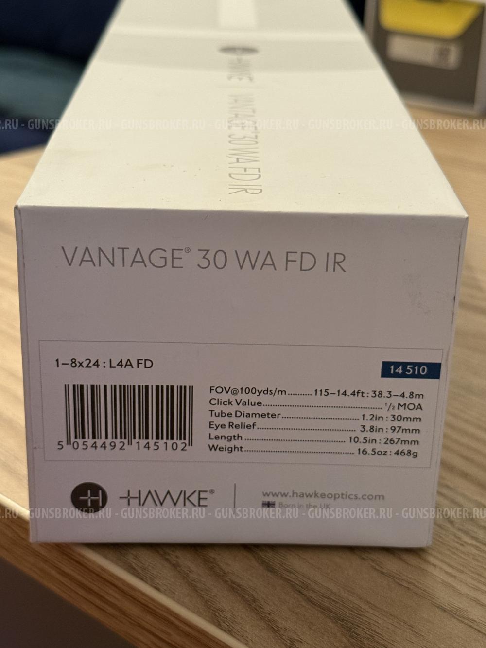 Прицел Hawke Vantage 30 wa fd ir новый