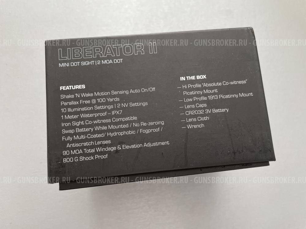 Прицел коллиматорный Liberator II 1x22