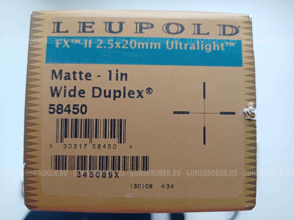 Прицел LeupoLd TX tm || 2.5×20 mm.UltraLight tm.