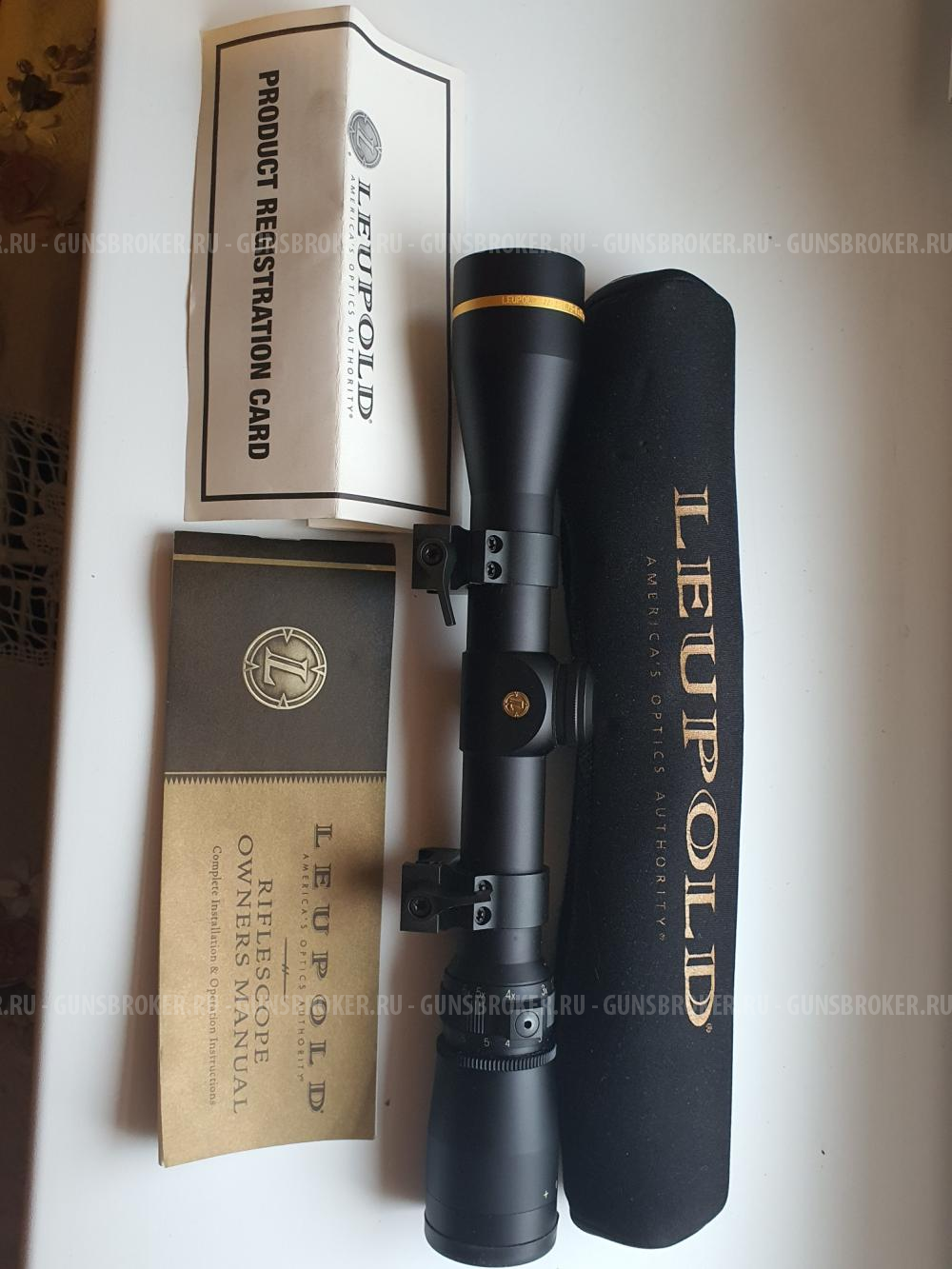 прицел Leupold VX-3 1.75-6x32 с быстросъемными кольцами 