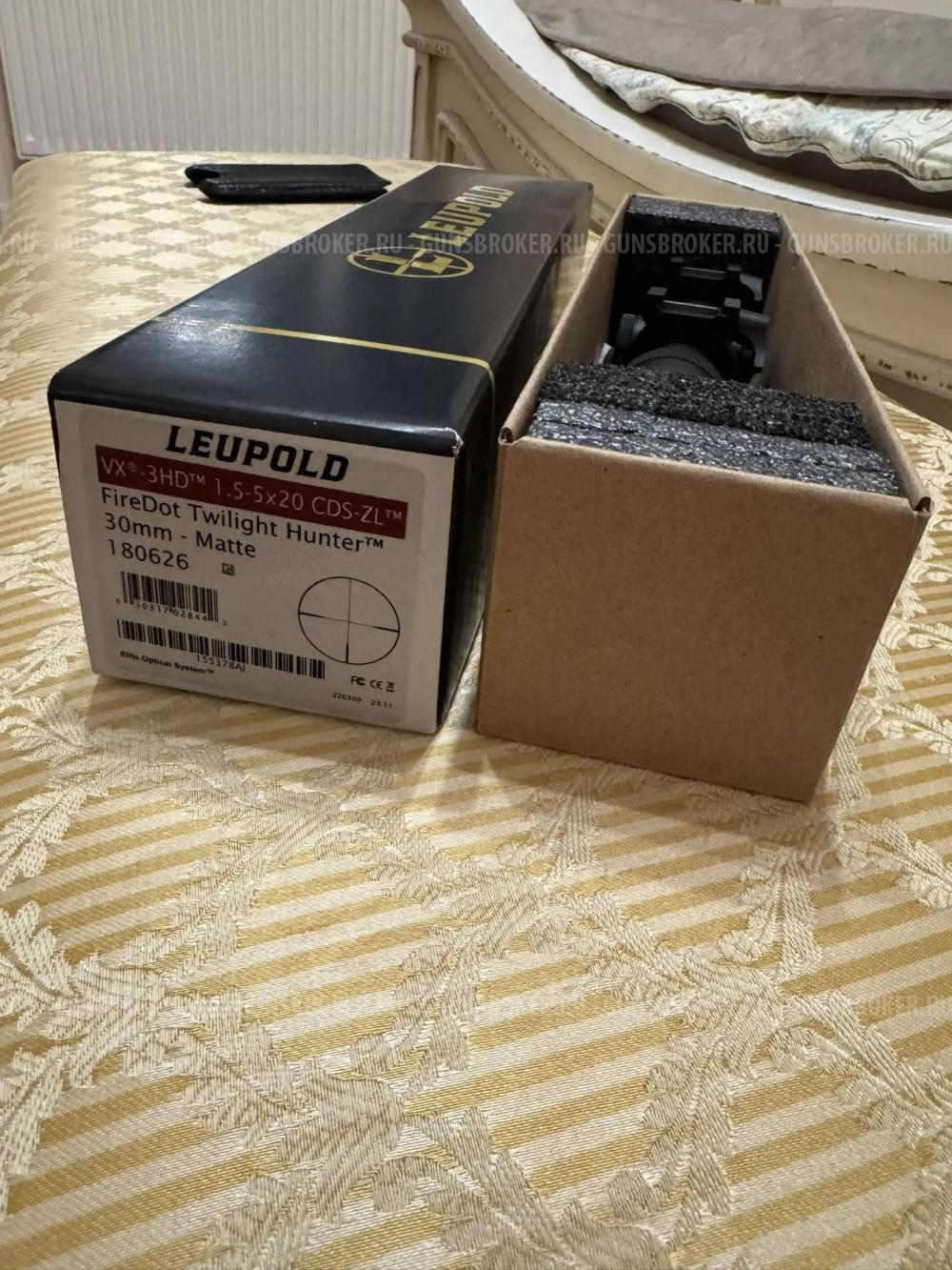 Прицел Leupold VX-3HD 1.5-5x20 CDS-ZL (сетка FireDot Twilight Hunter) с подсветкой