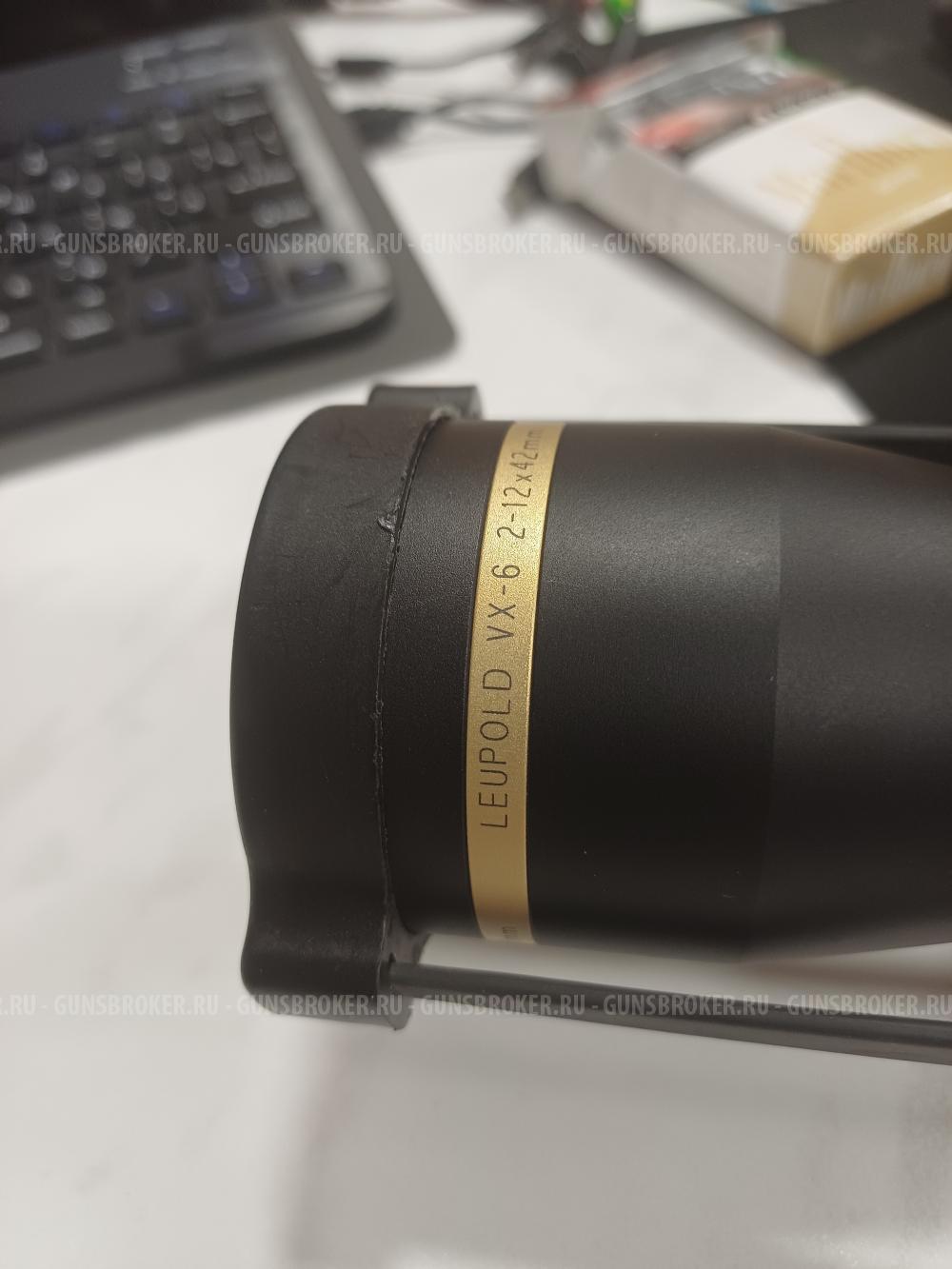 Прицел Leupold VX-6 2-12x42 FireDot LR Duplex с подсветкой.  
