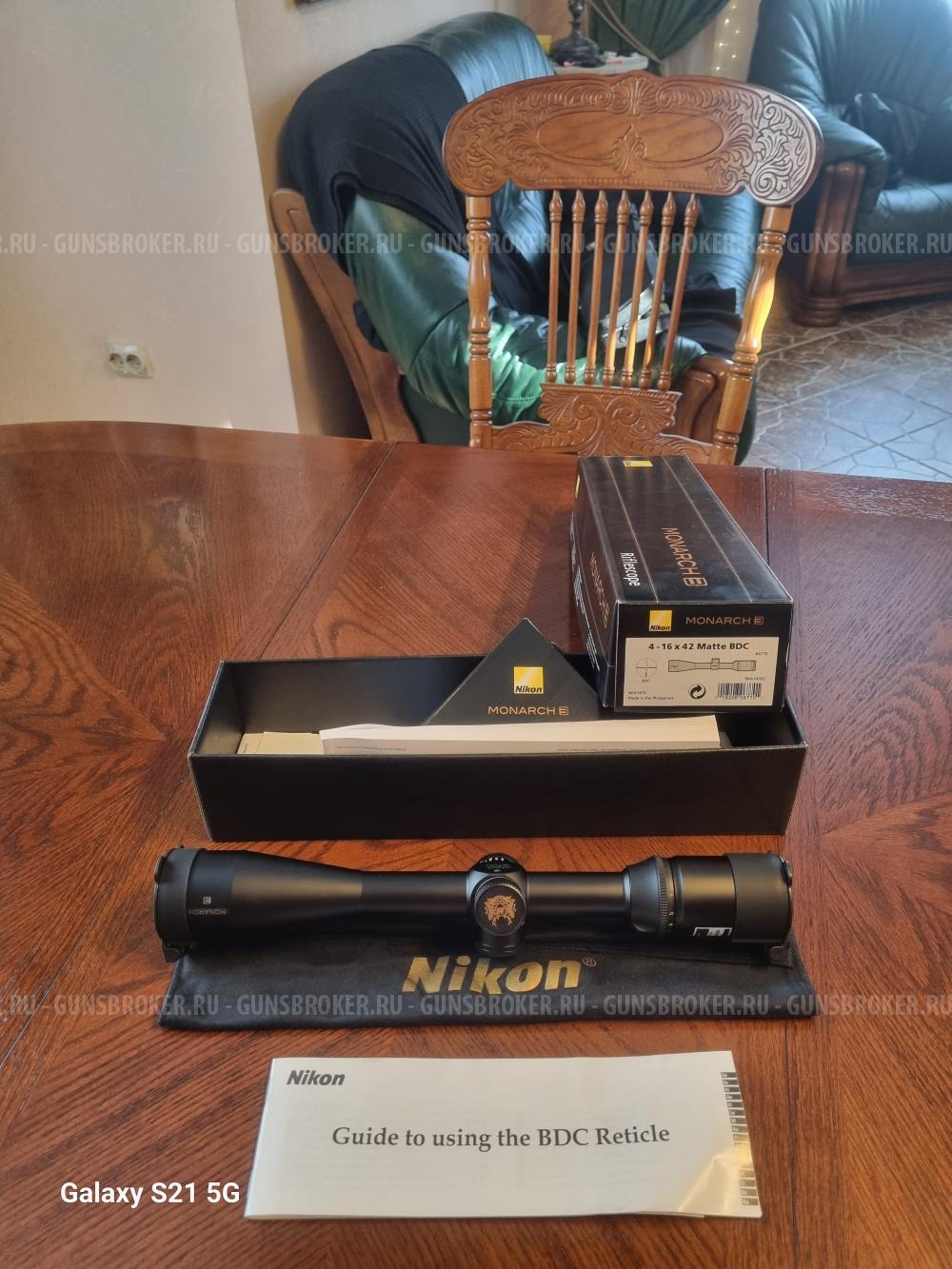 Прицел Nicon Monarch 3, 4-16x42 Matte BDC