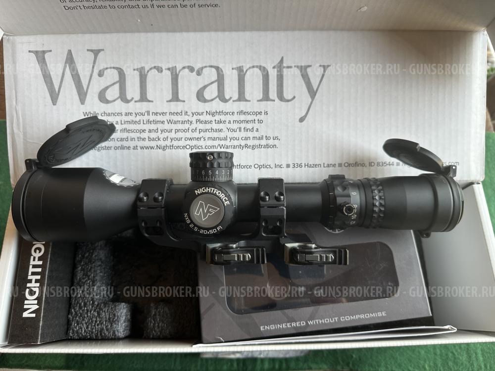 Прицел NIGHTFORCE NX8 2,5-20 F1 Moa