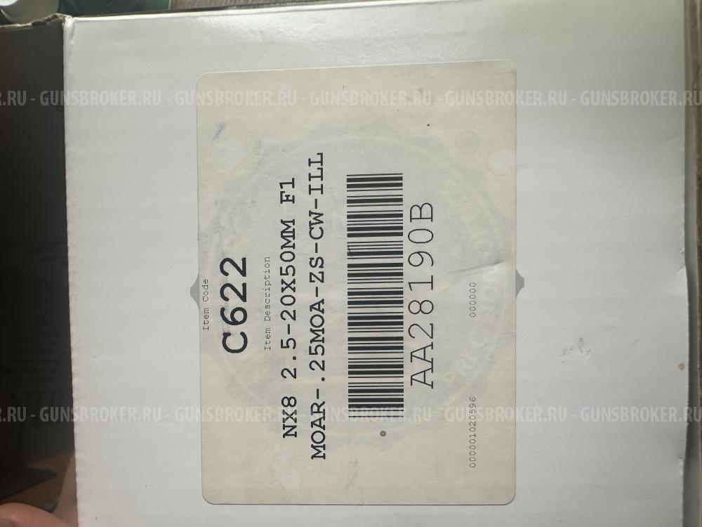 Прицел NIGHTFORCE NX8 2,5-20 F1 Moa