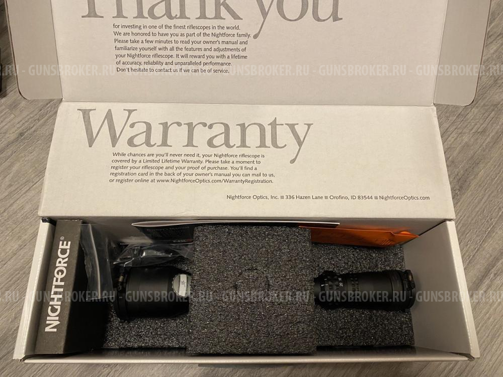 прицел Nightforce NX8 2.5-20x50 F1 MOAR + кольца NF XTRM Ring Set 30mm