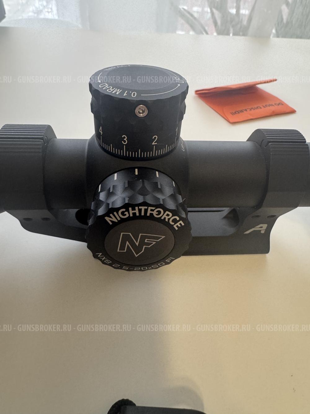 Прицел NIGHTFORSE 2,5-20X50 MILXT