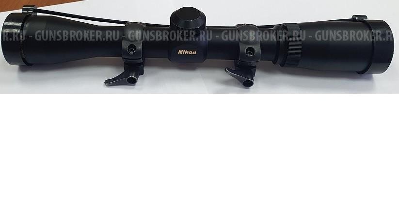 прицел Nikon ProStaff 4x32 M NP на стальных быстросъемных кольцах