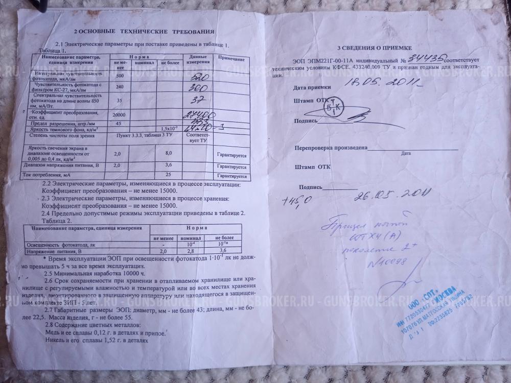 Прицел ночного видения СОТ x4