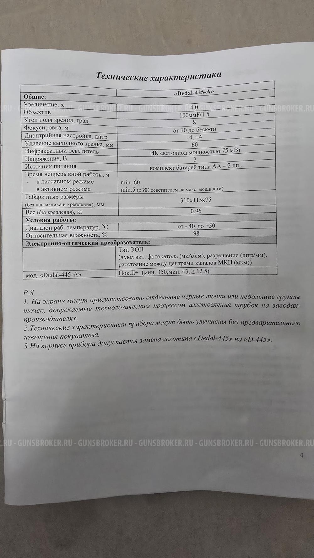 Прицел ночного видения