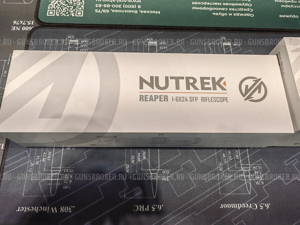Прицел Nutrek reaper 1-6x24 кольца 30 с подсветкой