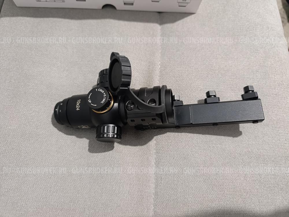 Прицел оптический Immersive Optics 10х24 MDE (Mildot Extended)