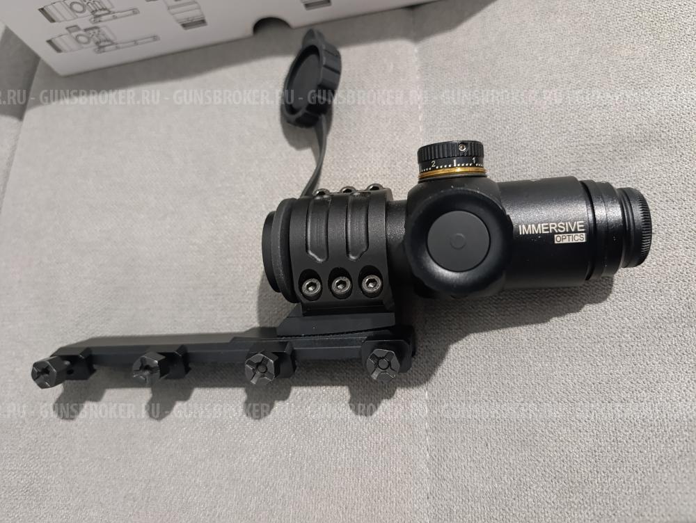 Прицел оптический Immersive Optics 10х24 MDE (Mildot Extended)
