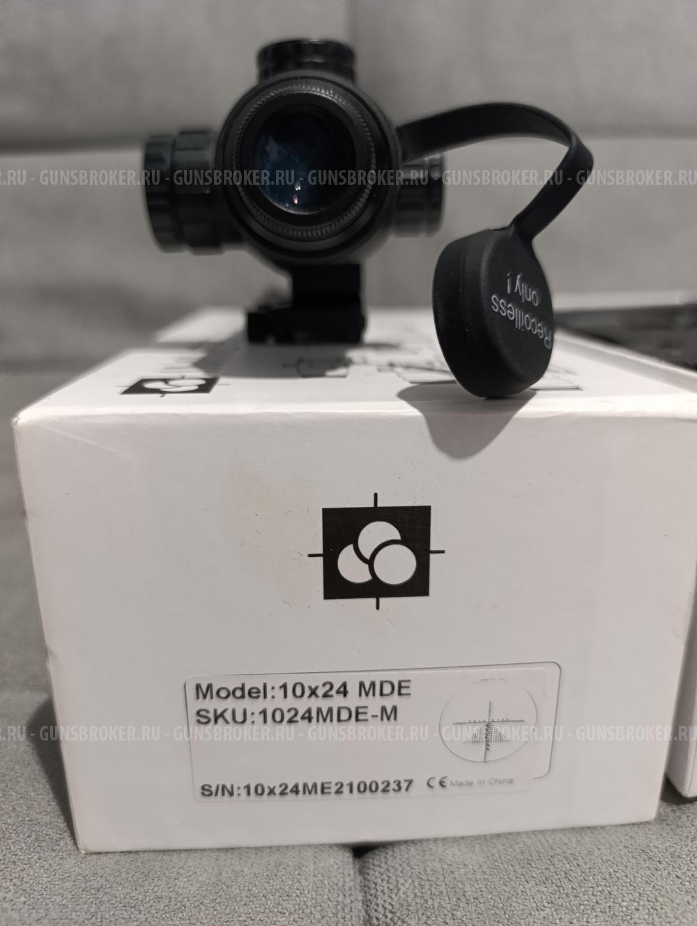 Прицел оптический Immersive Optics 10х24 MDE (Mildot Extended)