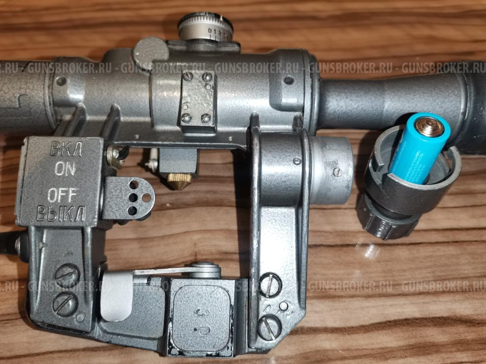 Прицел оптический ПО 4х24 на карабин Тигр