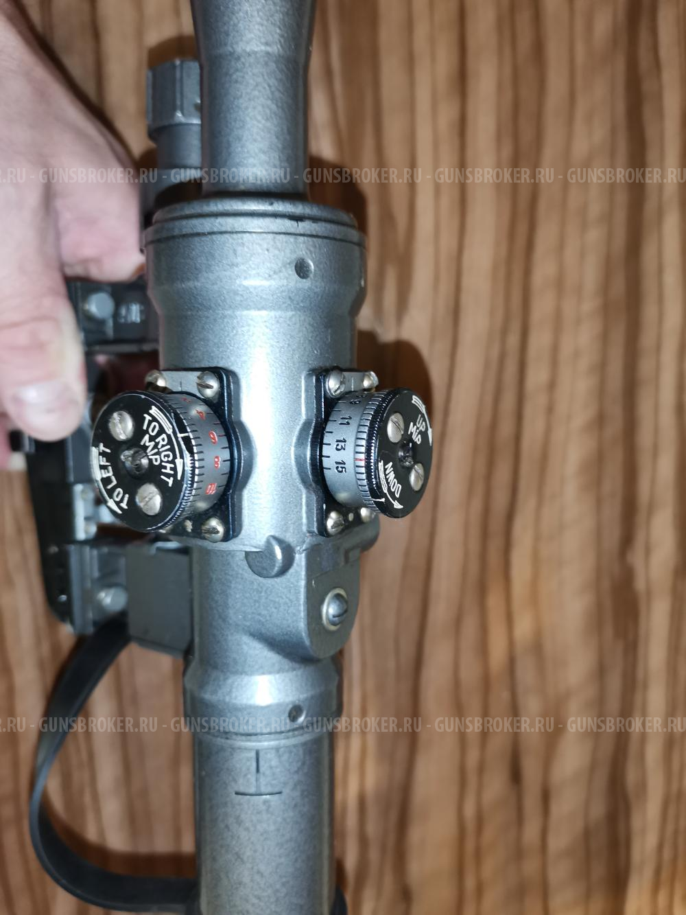 Прицел оптический ПО 4х24 на карабин Тигр