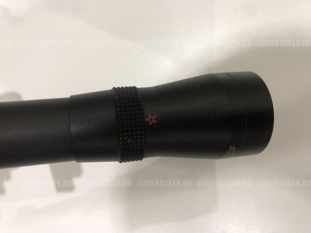 Прицел оптический ПО 4х24М (Беларусь) с кольцами с окошком