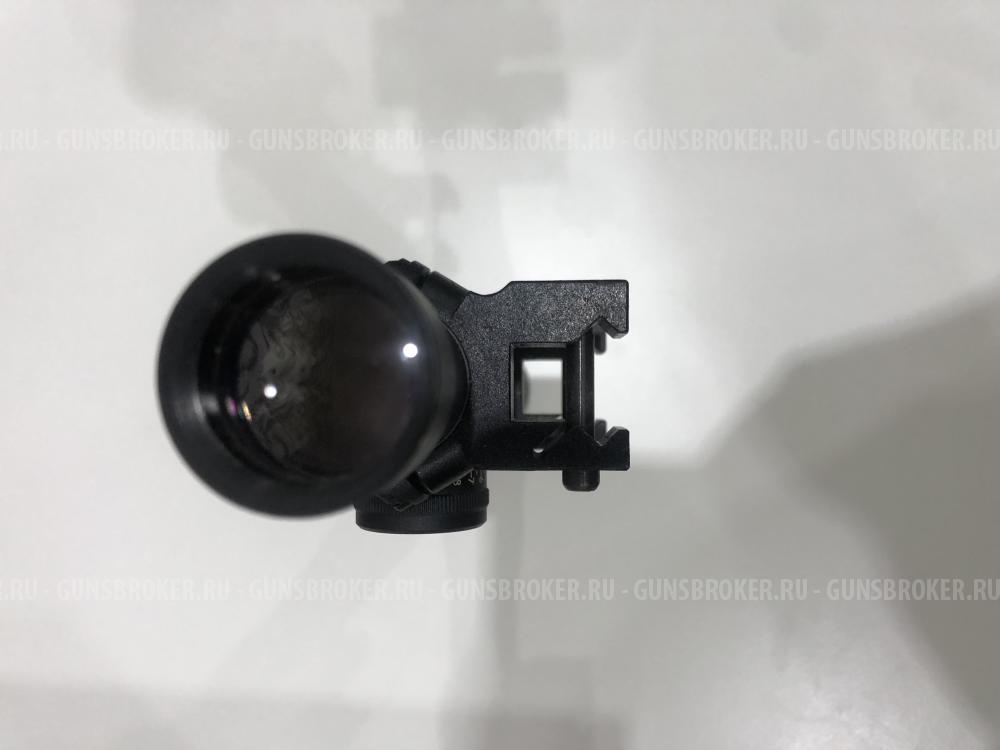 Прицел оптический ПО 4х24М (Беларусь) с кольцами с окошком