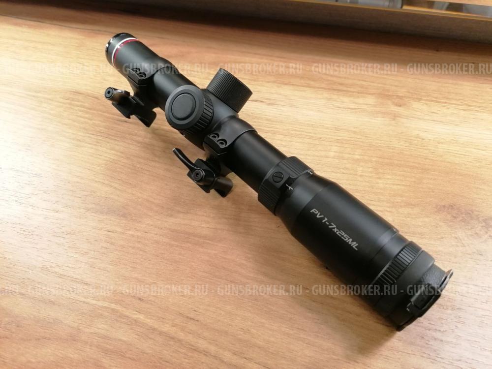 прицел оптический Veber Black Russian 4-16x56 + боковой кронштейн Leapers UTG PRO MTU 016